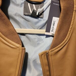 Worthington Tan Leather Jacket for Men